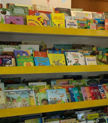 Children's books in community library
